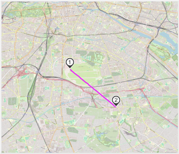PyGPSClient Map View with Track